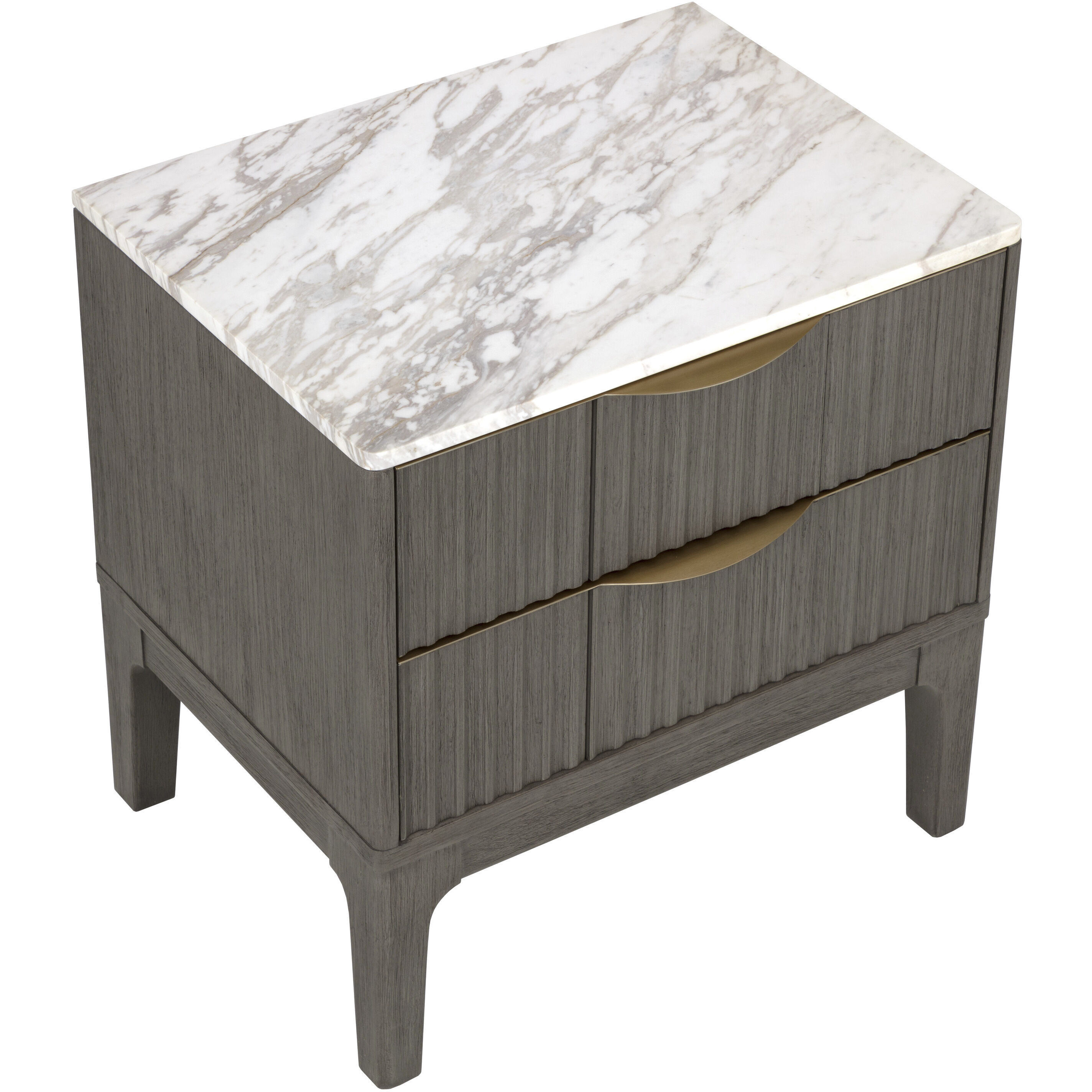 Keldon 23.5 X 23.5 inch White / Grey Night Stand